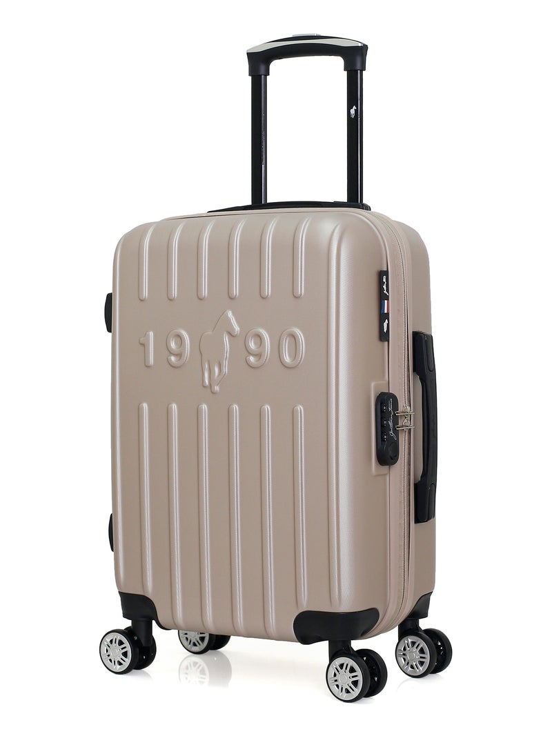 GENTLEMAN FARMER - Valise Cabine ARCHIE 55 cm 4 Roues Beige - Kiabi