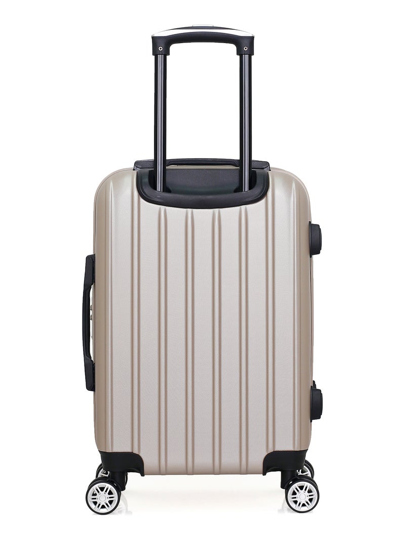 GENTLEMAN FARMER - Valise Cabine ARCHIE 55 cm 4 Roues Beige - Kiabi