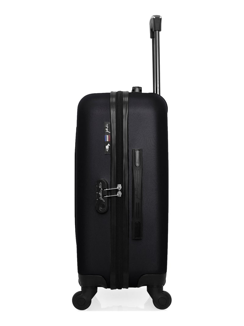 GENTLEMAN FARMER - Valise Cabine DAMON 55 cm 4 Roues Noir - Kiabi