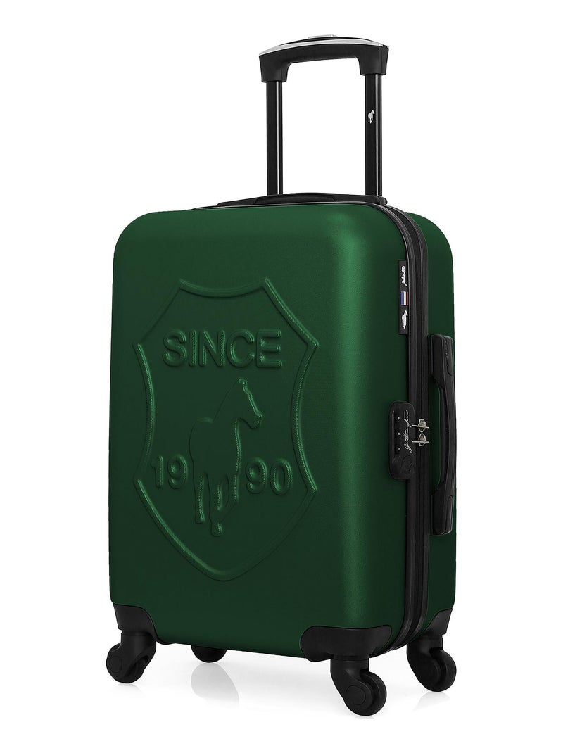 GENTLEMAN FARMER - Valise Cabine DAMON 55 cm 4 Roues Vert foncé - Kiabi