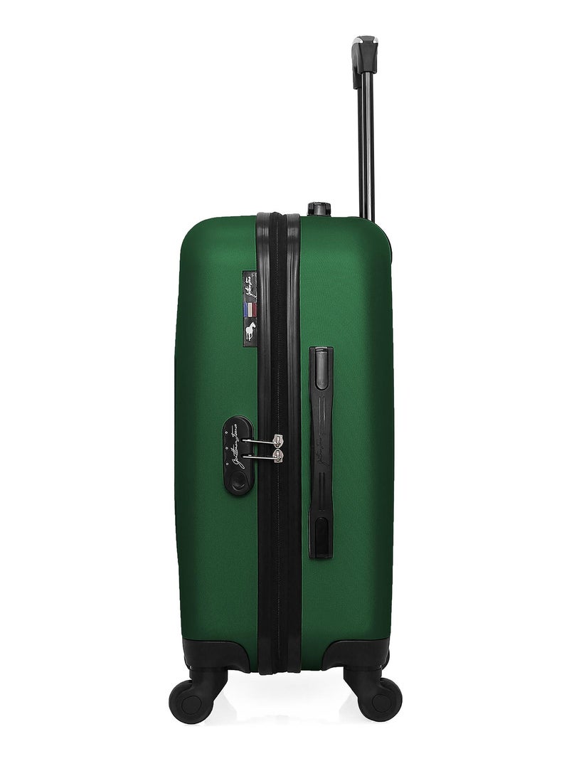 GENTLEMAN FARMER - Valise Cabine DAMON 55 cm 4 Roues Vert foncé - Kiabi