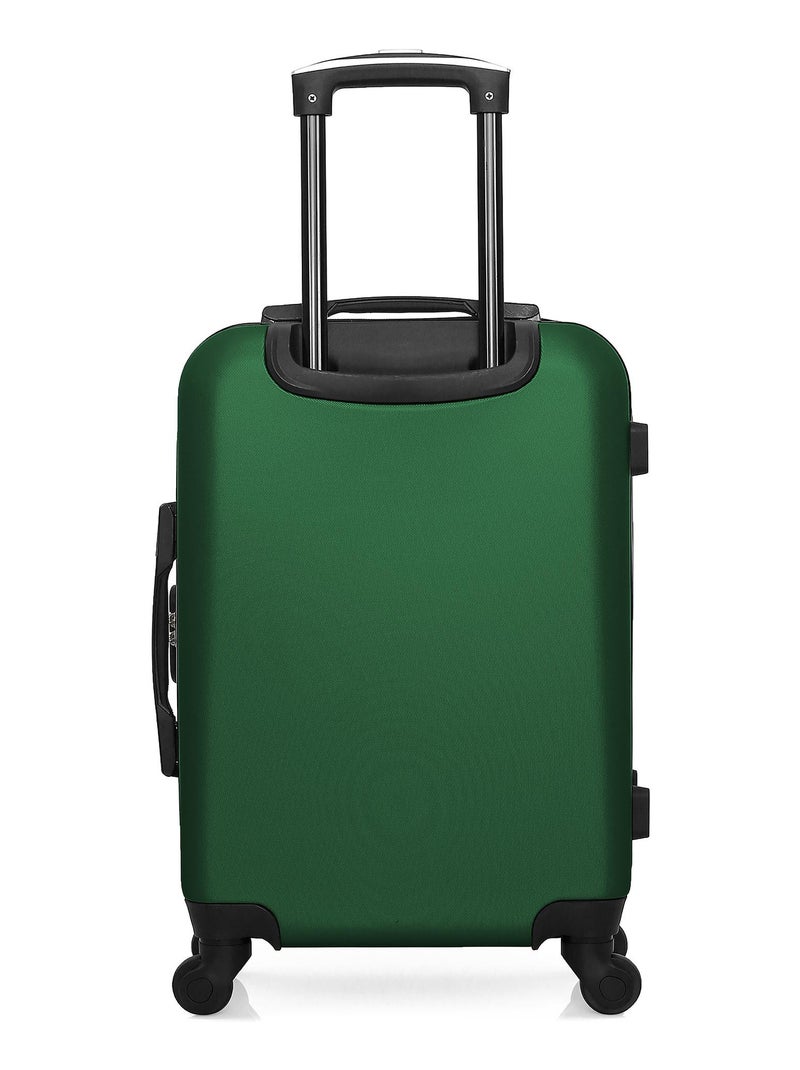 GENTLEMAN FARMER - Valise Cabine DAMON 55 cm 4 Roues Vert foncé - Kiabi