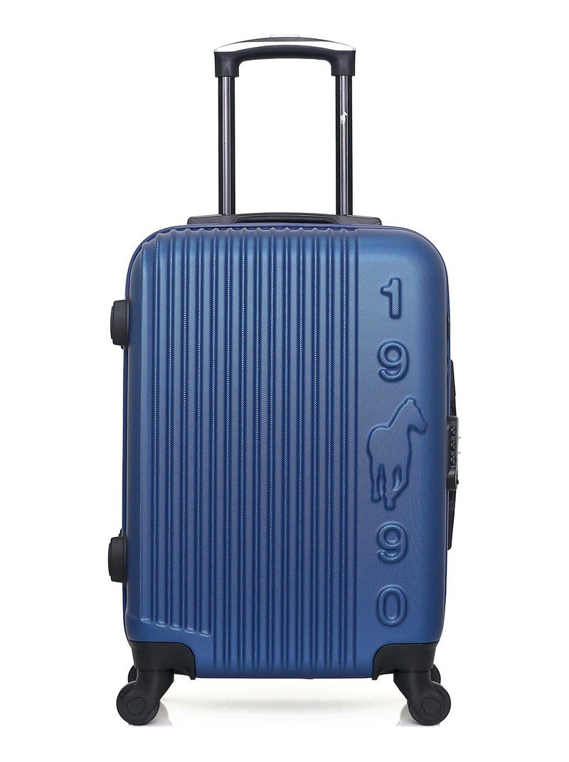 GENTLEMAN FARMER - Valise Cabine LIAM 55 cm 4 Roues Bleu marine - Kiabi