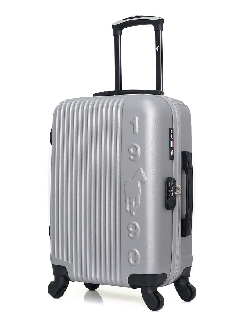 GENTLEMAN FARMER - Valise Cabine LIAM 55 cm 4 Roues Gris - Kiabi