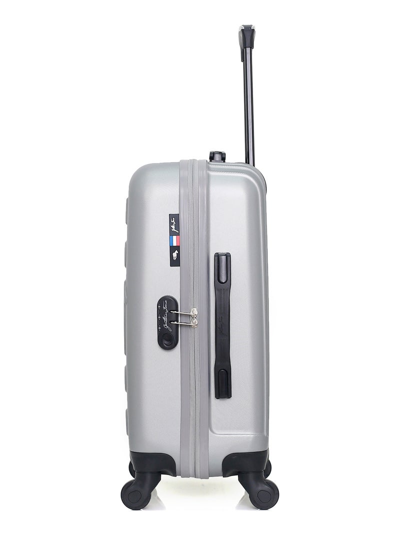 GENTLEMAN FARMER - Valise Cabine LIAM 55 cm 4 Roues Gris - Kiabi