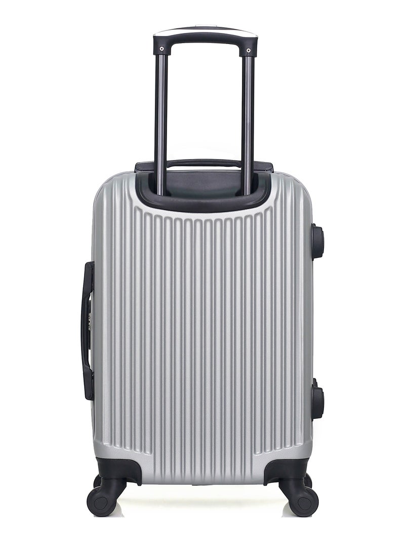 GENTLEMAN FARMER - Valise Cabine LIAM 55 cm 4 Roues Gris - Kiabi