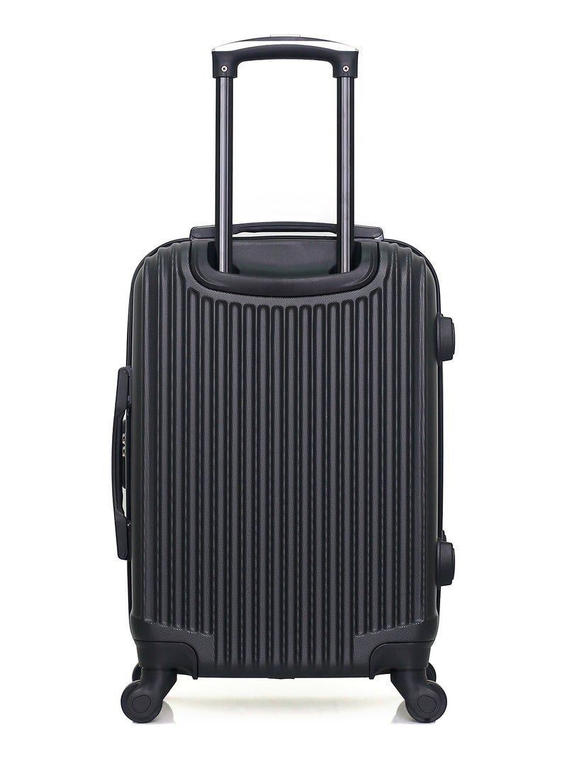 GENTLEMAN FARMER - Valise Cabine LIAM 55 cm 4 Roues Noir - Kiabi