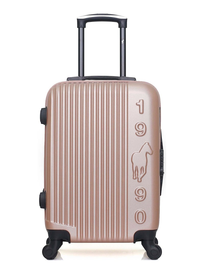 GENTLEMAN FARMER - Valise Cabine LIAM 55 cm 4 Roues Rose clair - Kiabi