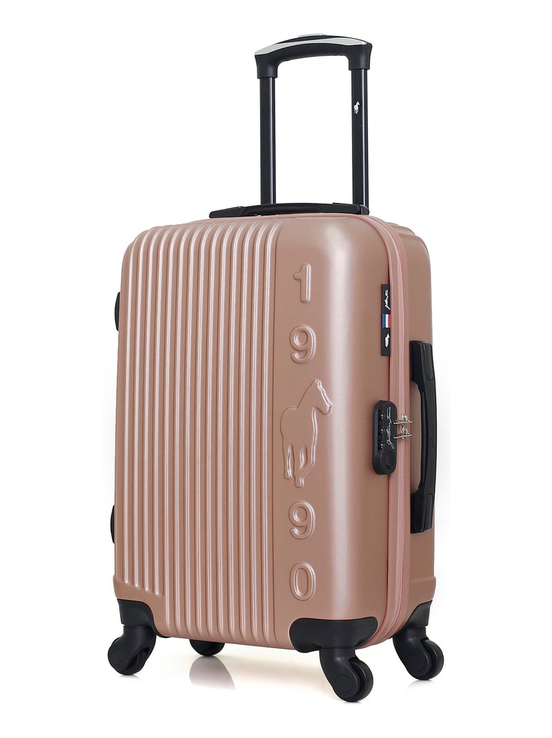 GENTLEMAN FARMER - Valise Cabine LIAM 55 cm 4 Roues Rose Métal - Kiabi