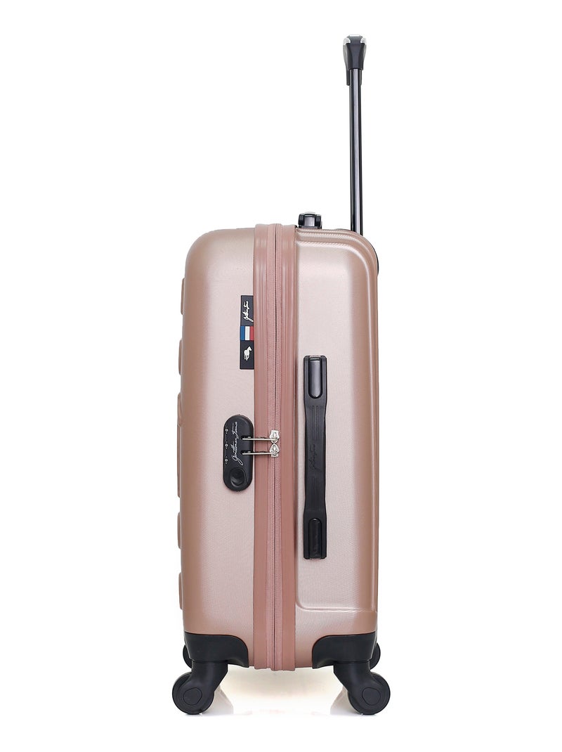 GENTLEMAN FARMER - Valise Cabine LIAM 55 cm 4 Roues Rose Métal - Kiabi
