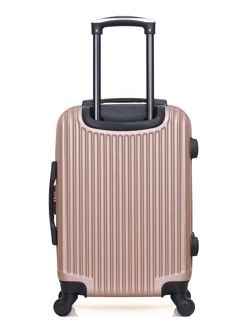 GENTLEMAN FARMER - Valise Cabine LIAM 55 cm 4 Roues Rose Métal - Kiabi