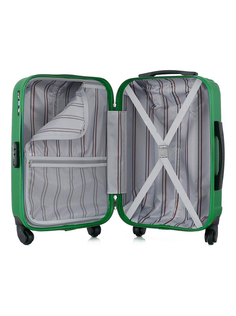 GENTLEMAN FARMER - Valise Cabine LIAM 55 cm 4 Roues Vert - Kiabi