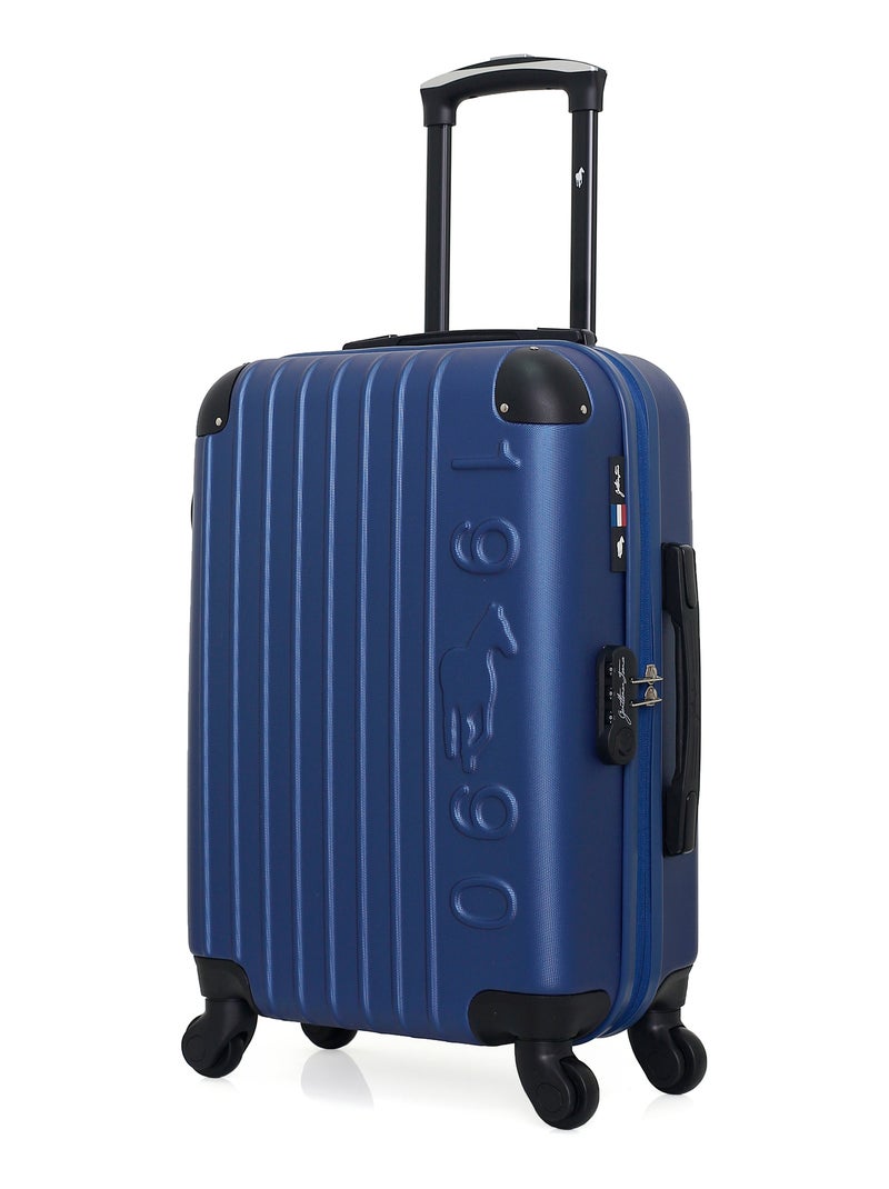 GENTLEMAN FARMER - Valise Cabine PORTER 55 cm 4 Roues Bleu Bleu marine - Kiabi