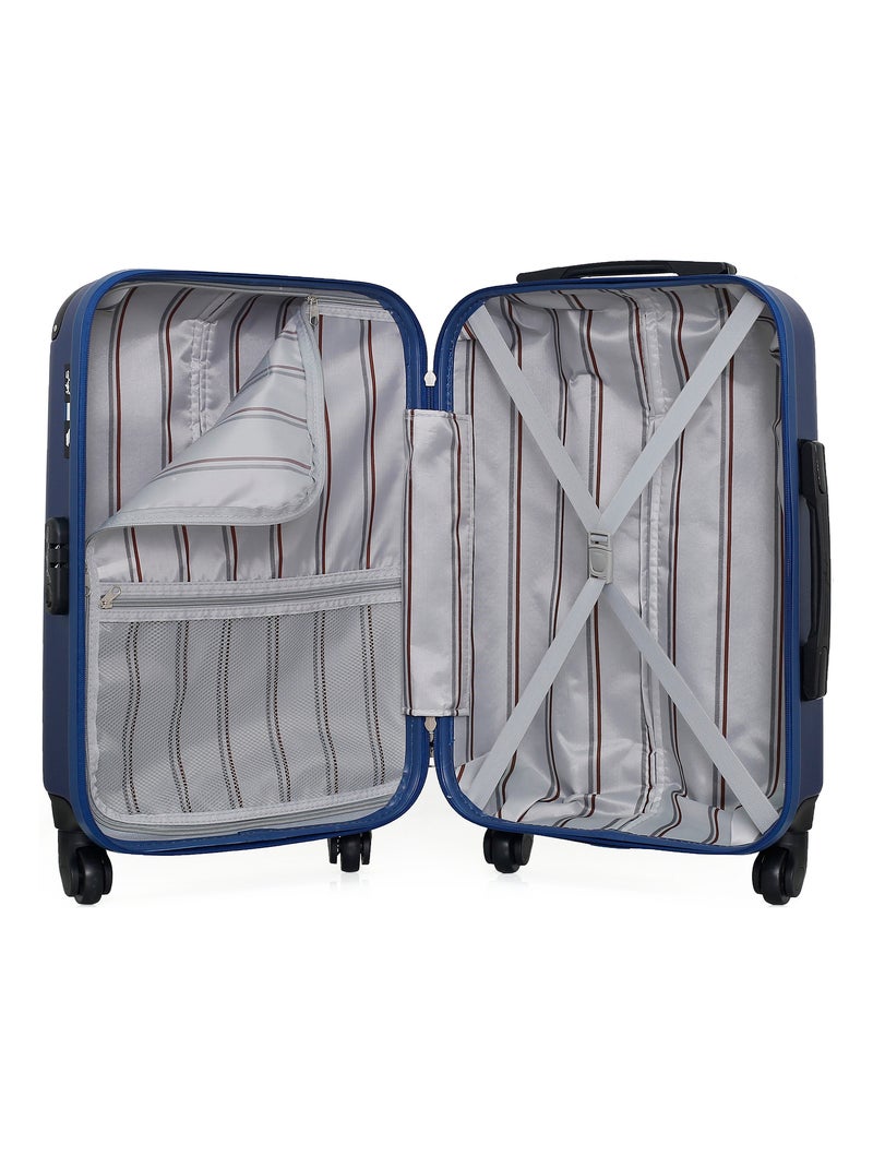 GENTLEMAN FARMER - Valise Cabine PORTER 55 cm 4 Roues Bleu Bleu marine - Kiabi