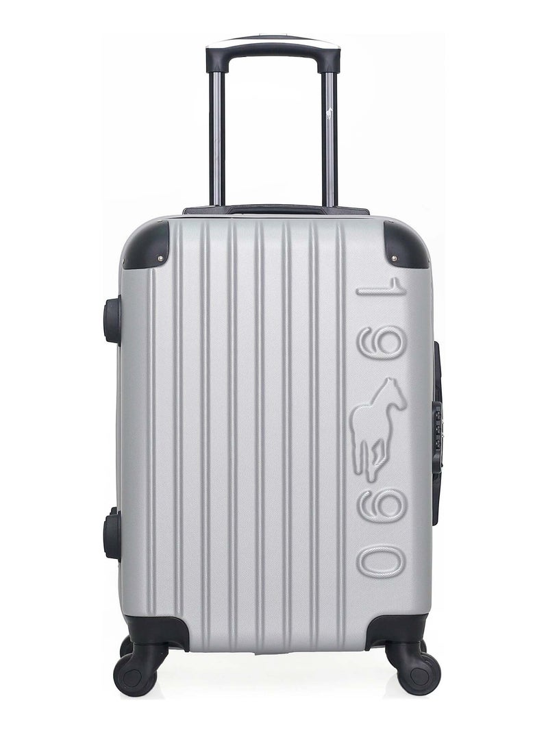 GENTLEMAN FARMER - Valise Cabine PORTER 55 cm 4 Roues Gris - Kiabi