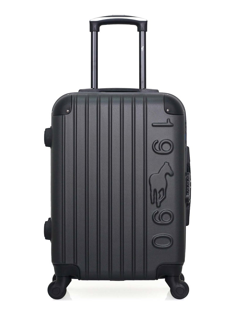 GENTLEMAN FARMER - Valise Cabine PORTER 55 cm 4 Roues Gris foncé - Kiabi