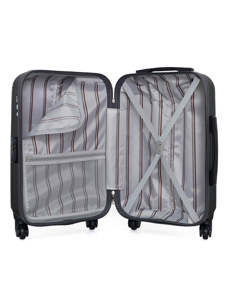 GENTLEMAN FARMER - Valise Cabine PORTER 55 cm 4 Roues Gris foncé - Kiabi