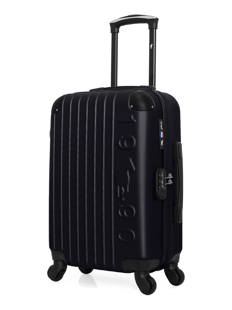 GENTLEMAN FARMER - Valise Cabine PORTER 55 cm 4 Roues Noir - Kiabi