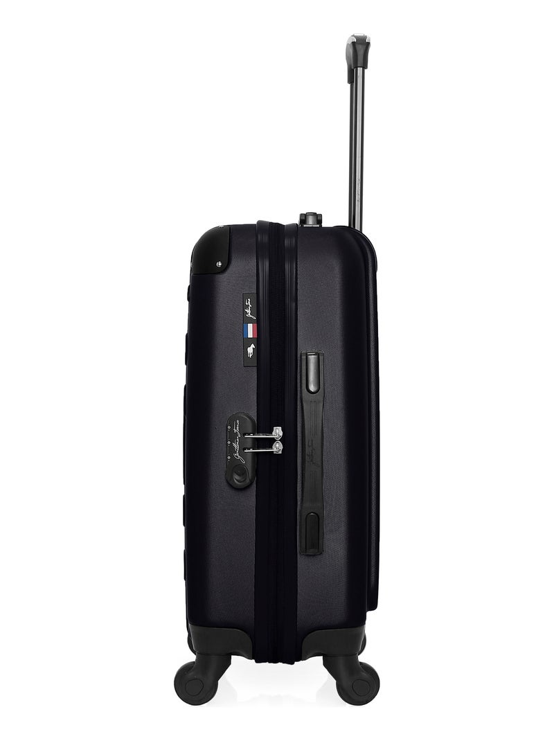 GENTLEMAN FARMER - Valise Cabine PORTER 55 cm 4 Roues Noir - Kiabi