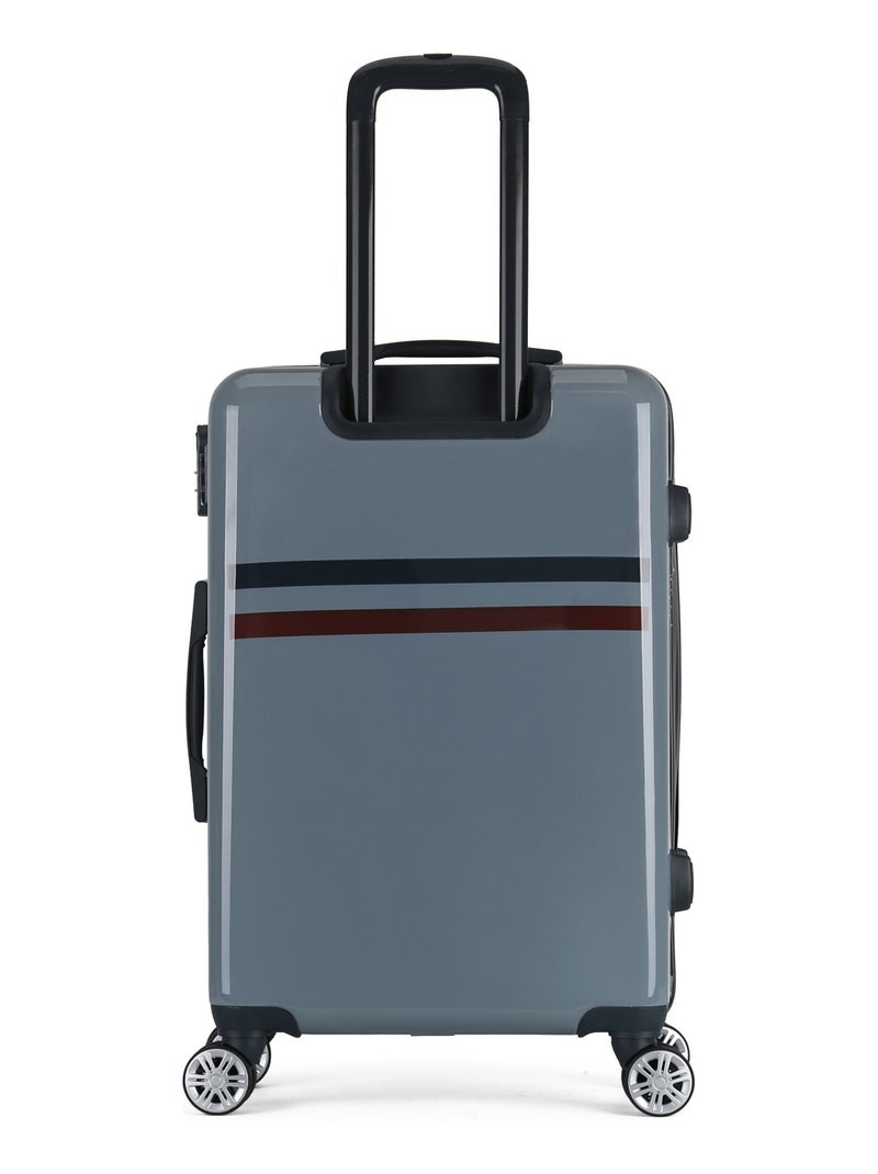 GENTLEMAN FARMER - Valise Cabine STUART 55 cm 4 Roues Gris foncé - Kiabi