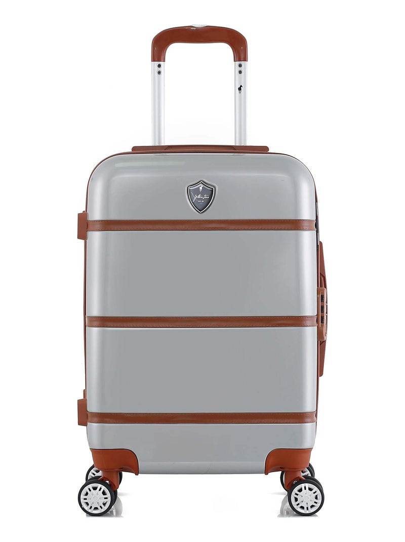 GENTLEMAN FARMER - Valise Cabine WALTER 55 cm 4 Roues Gris - Kiabi