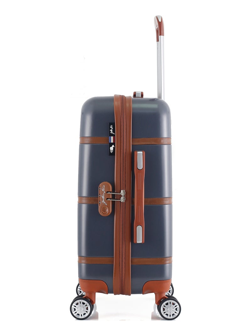 GENTLEMAN FARMER - Valise Cabine WALTER 55 cm 4 Roues Gris foncé - Kiabi