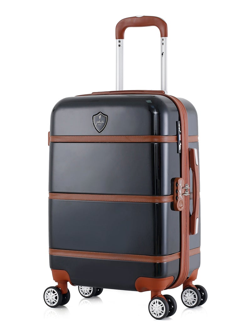 GENTLEMAN FARMER - Valise Cabine WALTER 55 cm 4 Roues Noir - Kiabi