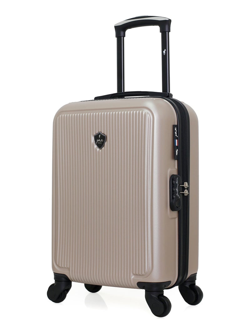 GENTLEMAN FARMER - Valise Cabine XS DALE-E 50 cm 4 Roues Beige - Kiabi