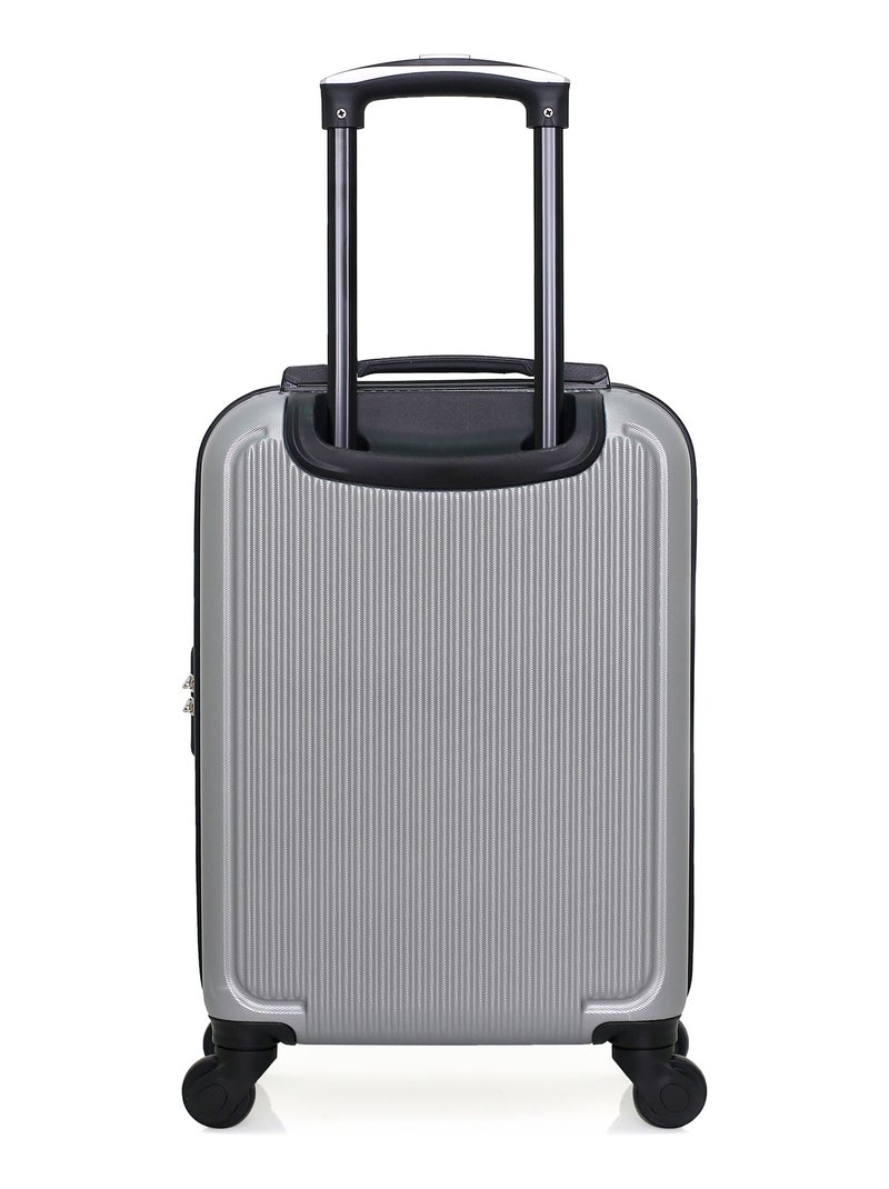 GENTLEMAN FARMER - Valise Cabine XS DALE-E 50 cm 4 Roues Gris - Kiabi