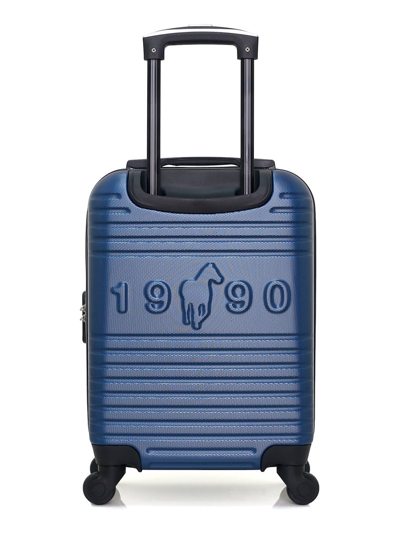 GENTLEMAN FARMER - Valise Cabine XS FRED-E 50 cm 4 Roues Bleu Bleu marine - Kiabi