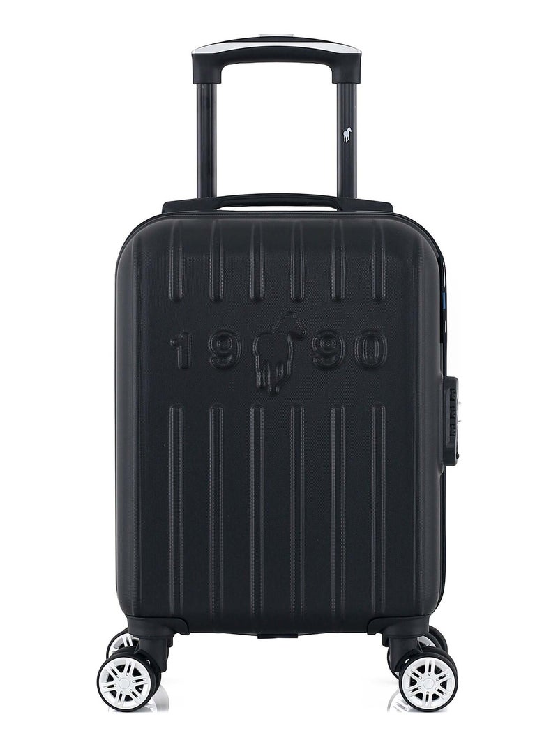 GENTLEMAN FARMER - Valise Cabine XXS ARCHIE 46 cm 4 Roues Noir - Kiabi