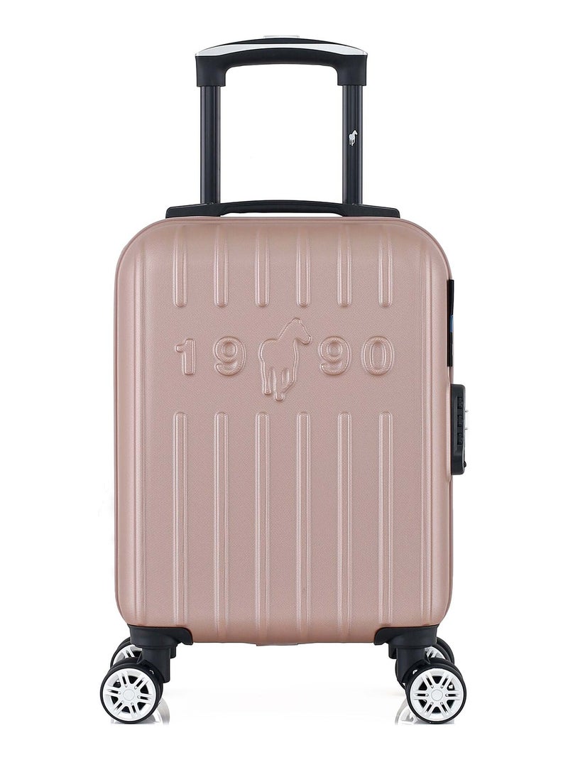 GENTLEMAN FARMER - Valise Cabine XXS ARCHIE 46 cm 4 Roues Rose clair - Kiabi