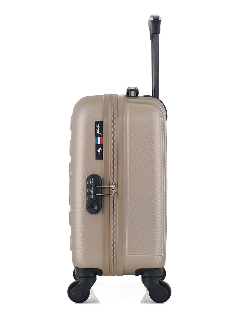 GENTLEMAN FARMER - Valise Cabine XXS LIAM 46 cm 4 Roues Beige - Kiabi