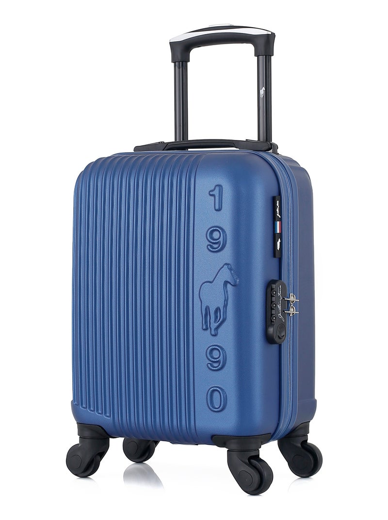 GENTLEMAN FARMER - Valise Cabine XXS LIAM 46 cm 4 Roues Bleu Bleu marine - Kiabi