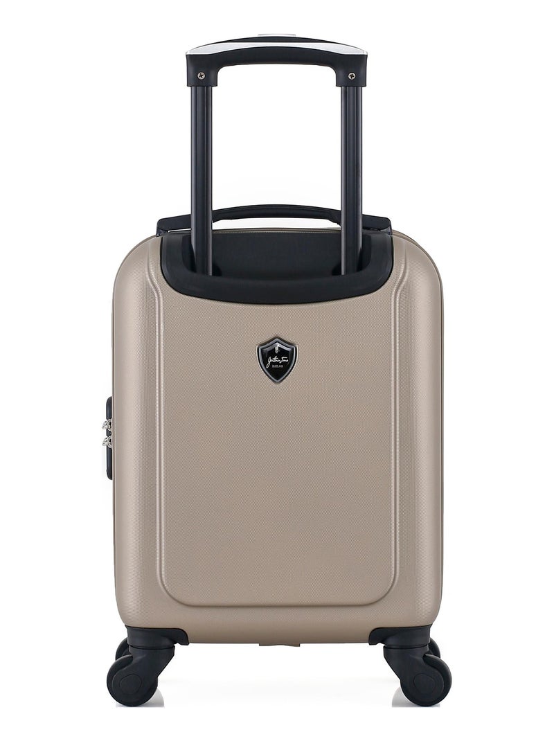 GENTLEMAN FARMER - Valise Cabine XXS PORTER 46 cm 4 Roues Beige - Kiabi