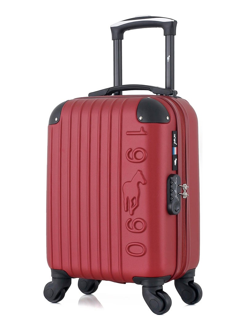 GENTLEMAN FARMER - Valise Cabine XXS PORTER 46 cm 4 Roues Bordeaux - Kiabi