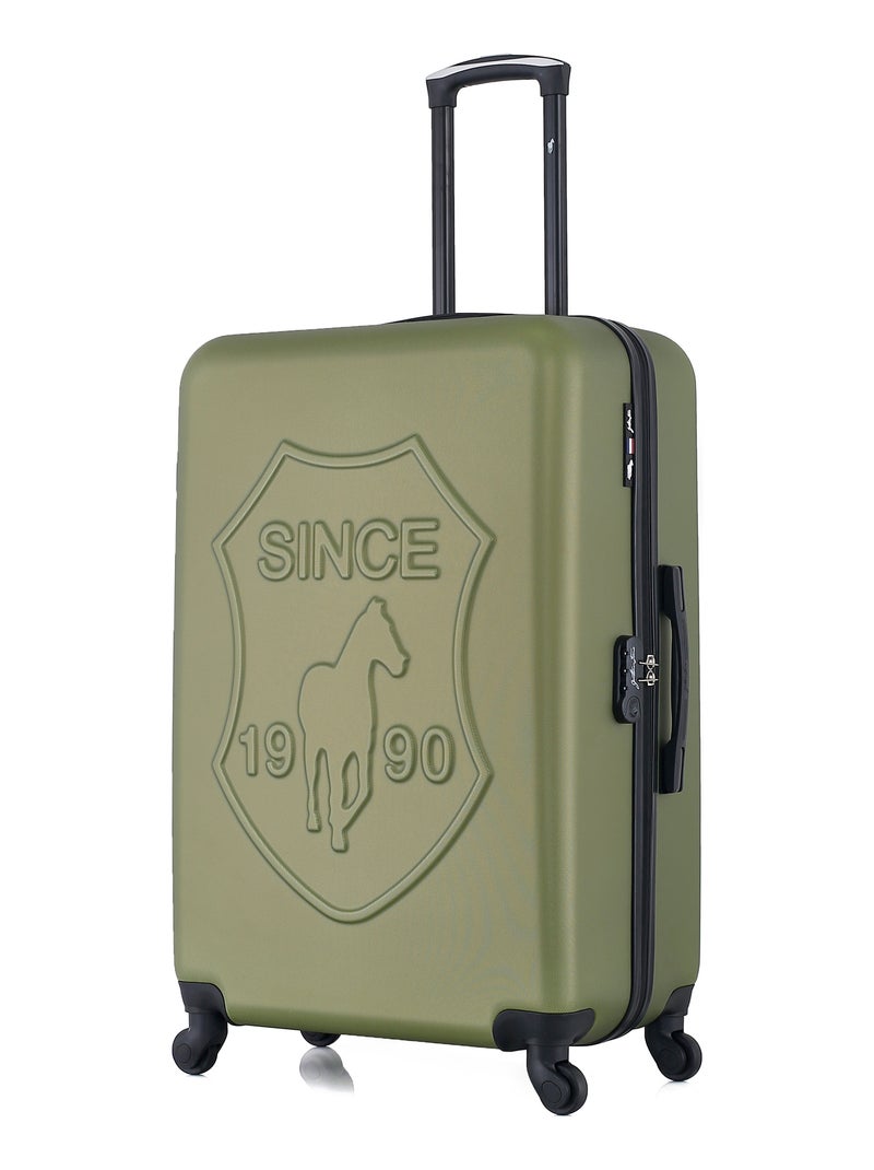 GENTLEMAN FARMER - Valise Grand Format ABS DAMON 4 Roues 75 cm Kaki - Kiabi