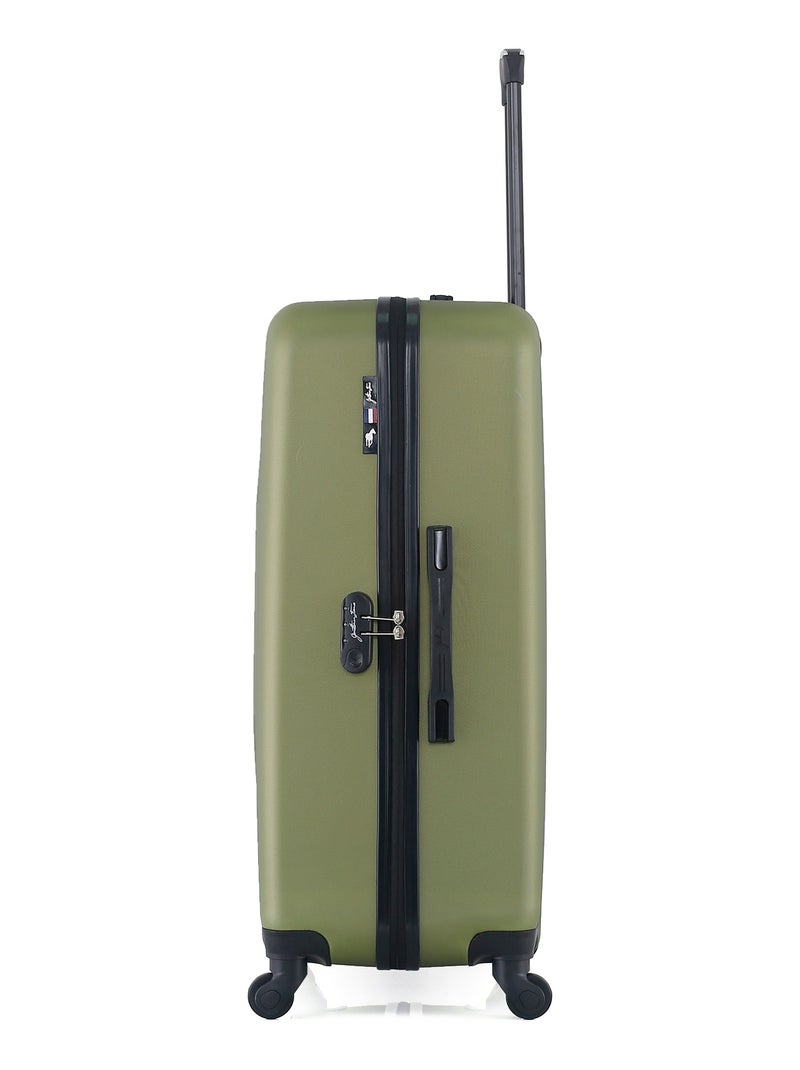 GENTLEMAN FARMER - Valise Grand Format ABS DAMON 4 Roues 75 cm Kaki - Kiabi
