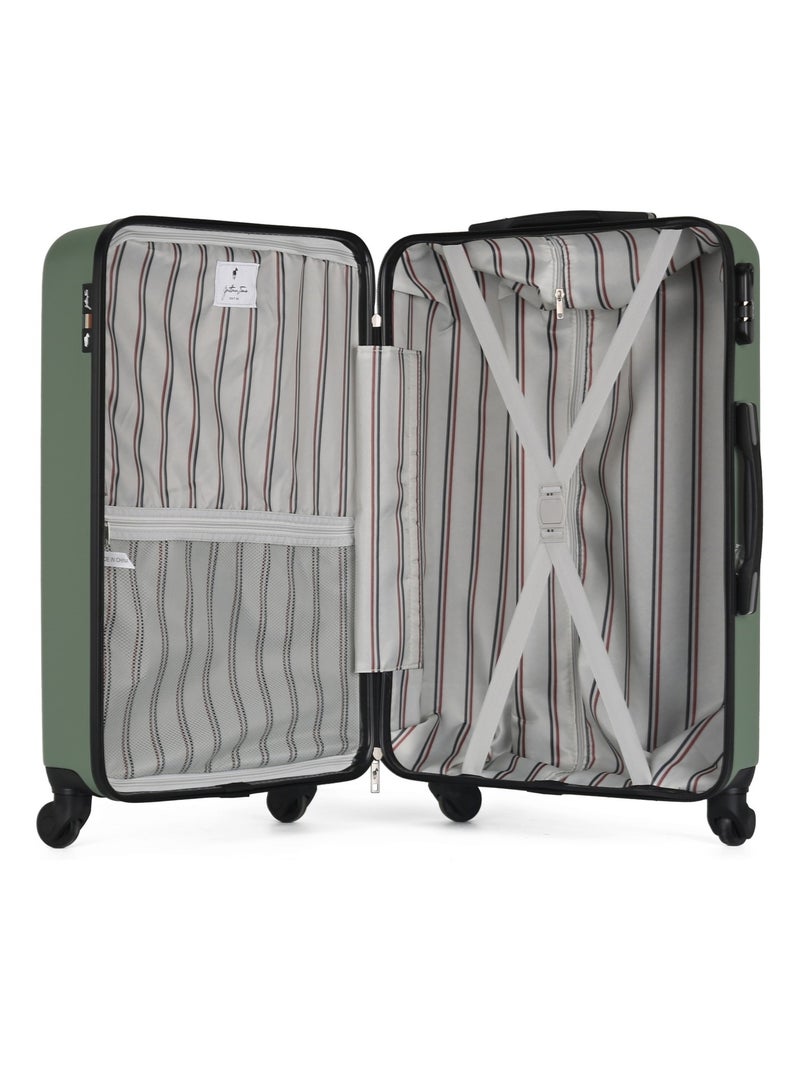 GENTLEMAN FARMER - Valise Grand Format ABS DAMON 4 Roues 75 cm Vert - Kiabi