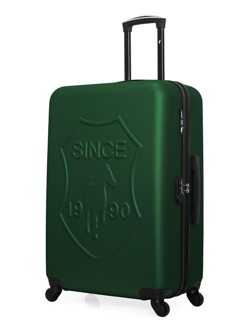 GENTLEMAN FARMER - Valise Grand Format ABS DAMON 4 Roues 75 cm Vert foncé - Kiabi
