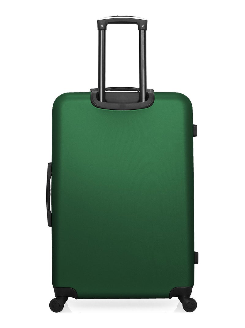 GENTLEMAN FARMER - Valise Grand Format ABS DAMON 4 Roues 75 cm Vert foncé - Kiabi