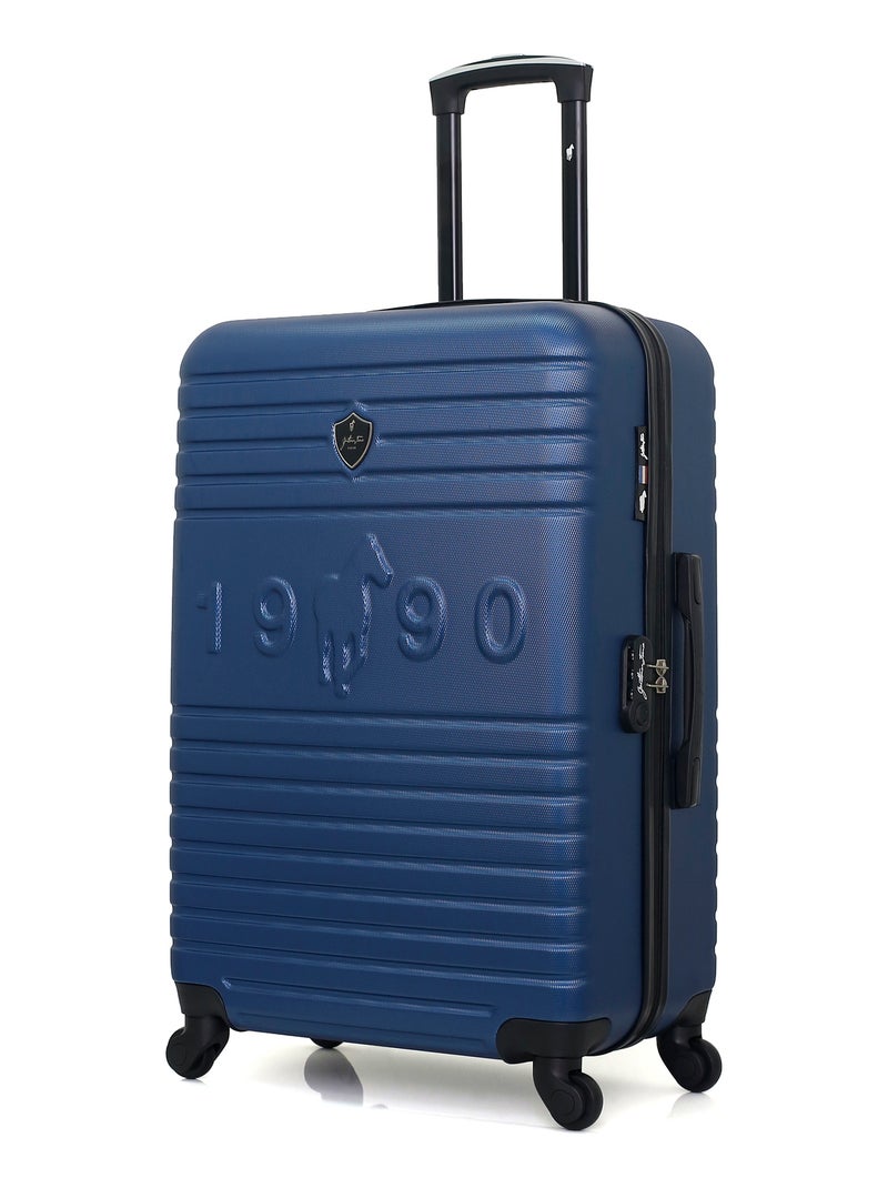 GENTLEMAN FARMER - VALISE GRAND FORMAT ABS FRED-A 4 ROUES 70 CM Bleu Bleu marine - Kiabi