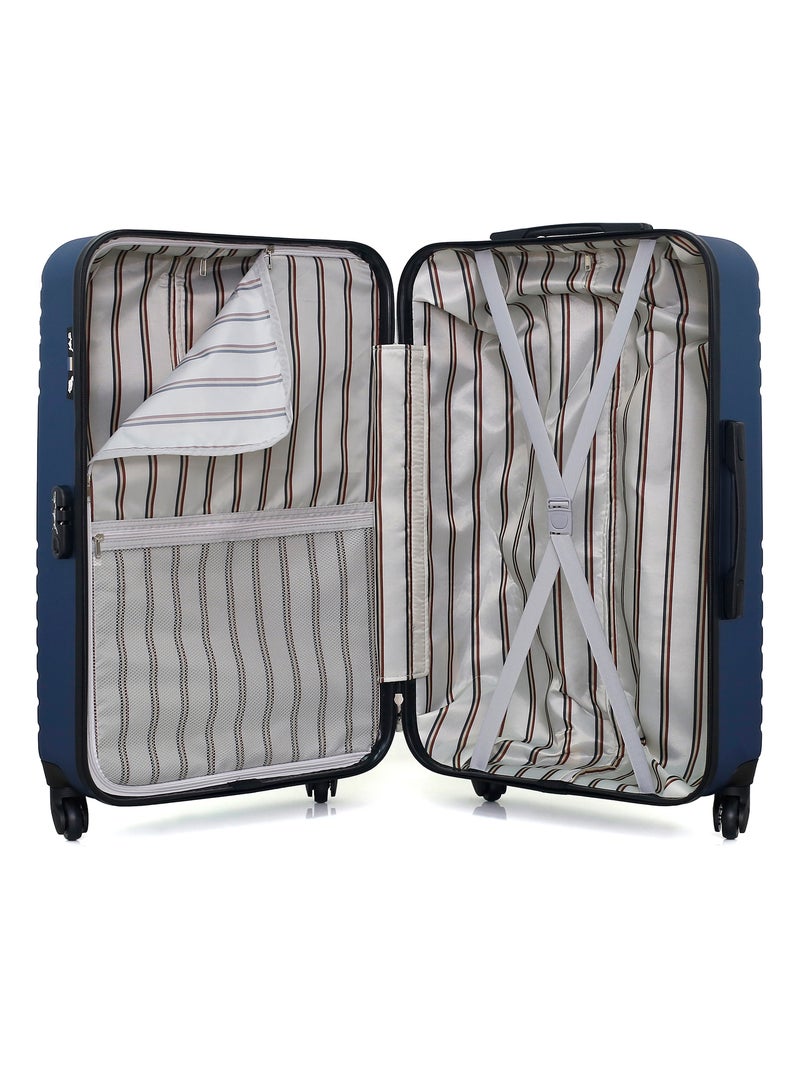 GENTLEMAN FARMER - VALISE GRAND FORMAT ABS FRED-A 4 ROUES 70 CM Bleu Bleu marine - Kiabi