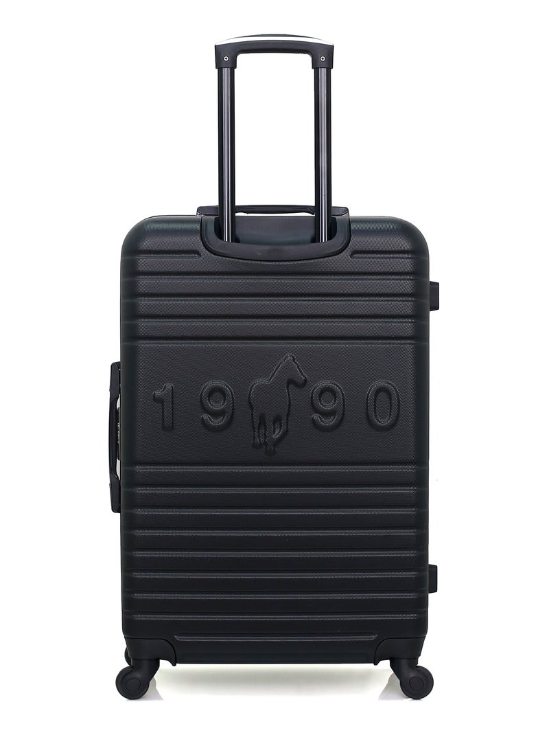 GENTLEMAN FARMER - VALISE GRAND FORMAT ABS FRED-A 4 ROUES 70 CM Noir - Kiabi