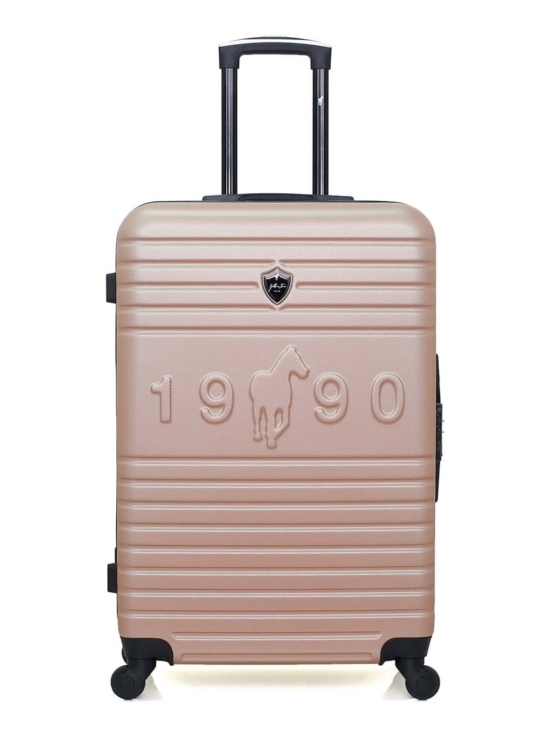 GENTLEMAN FARMER - VALISE GRAND FORMAT ABS FRED-A 4 ROUES 70 CM Rose clair - Kiabi