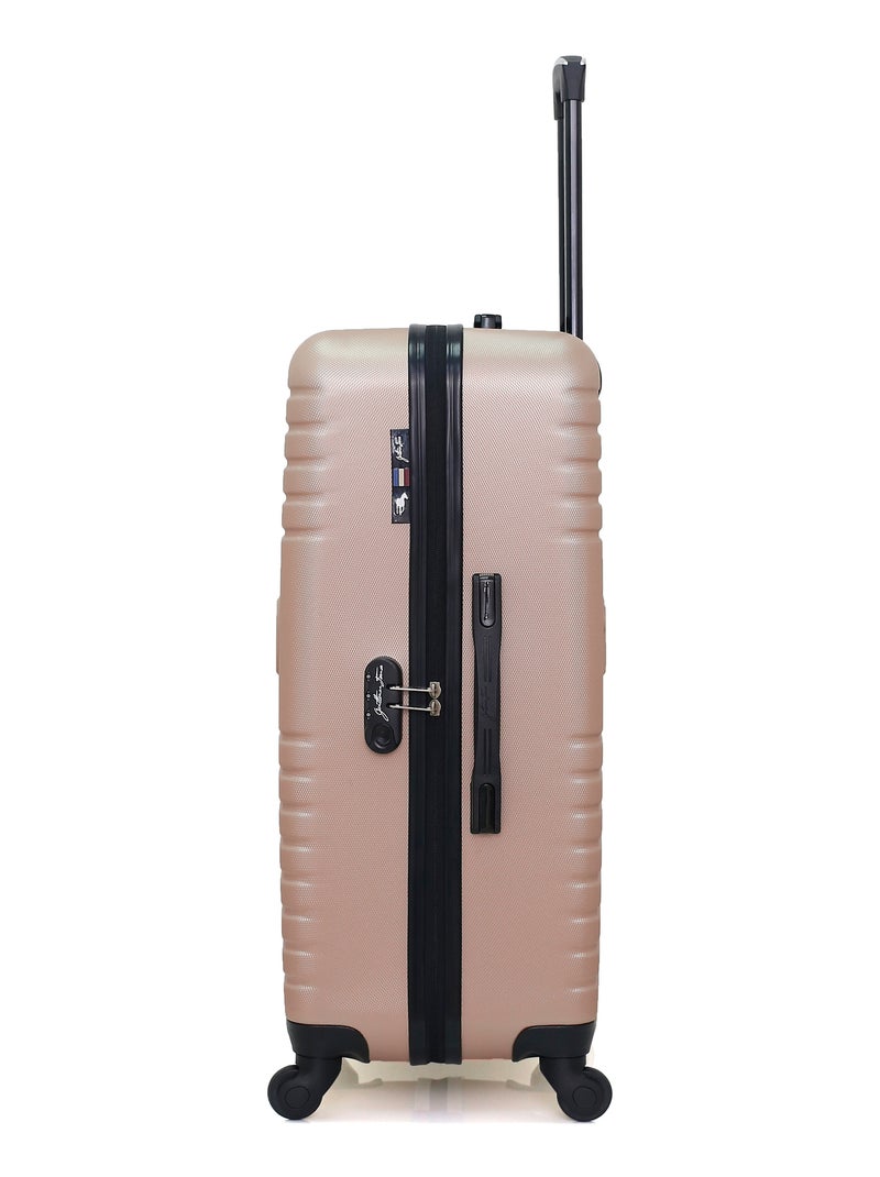 GENTLEMAN FARMER - VALISE GRAND FORMAT ABS FRED-A 4 ROUES 70 CM Rose Métal - Kiabi