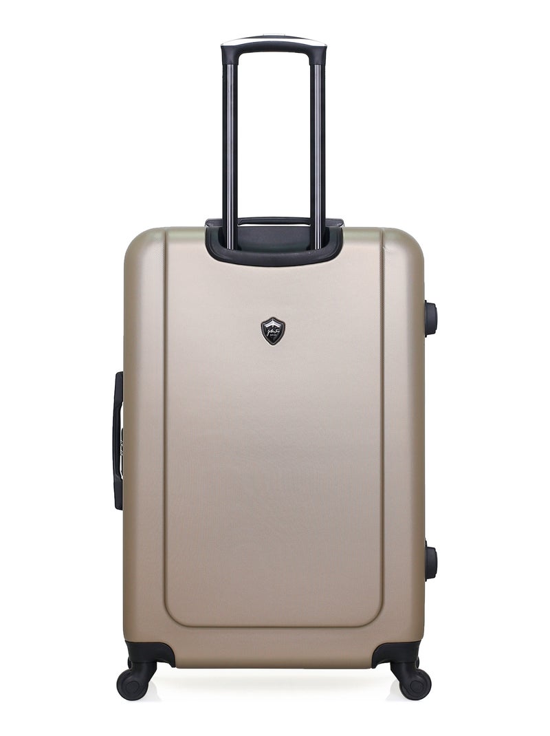 GENTLEMAN FARMER - Valise Grand Format ABS PORTER 4 Roues 75 cm Beige - Kiabi