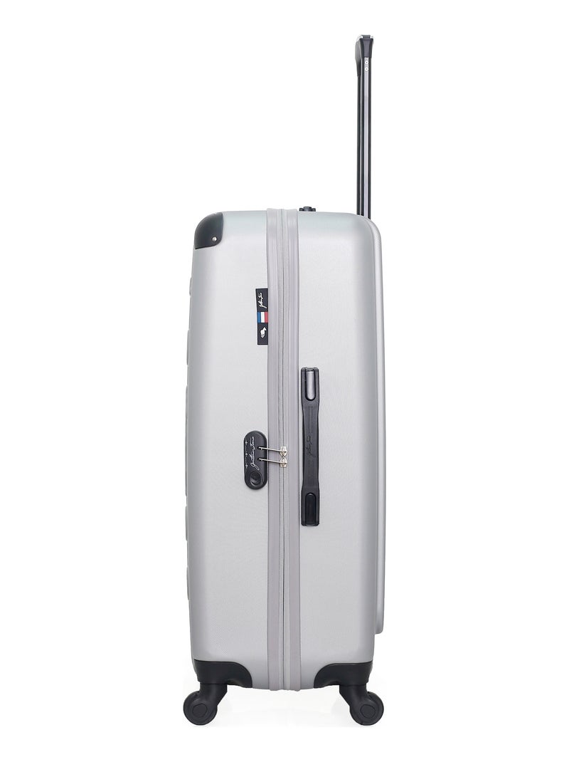 GENTLEMAN FARMER - Valise Grand Format ABS PORTER 4 Roues 75 cm Gris - Kiabi