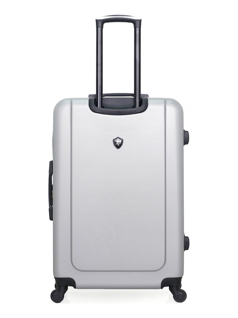 GENTLEMAN FARMER - Valise Grand Format ABS PORTER 4 Roues 75 cm Gris - Kiabi