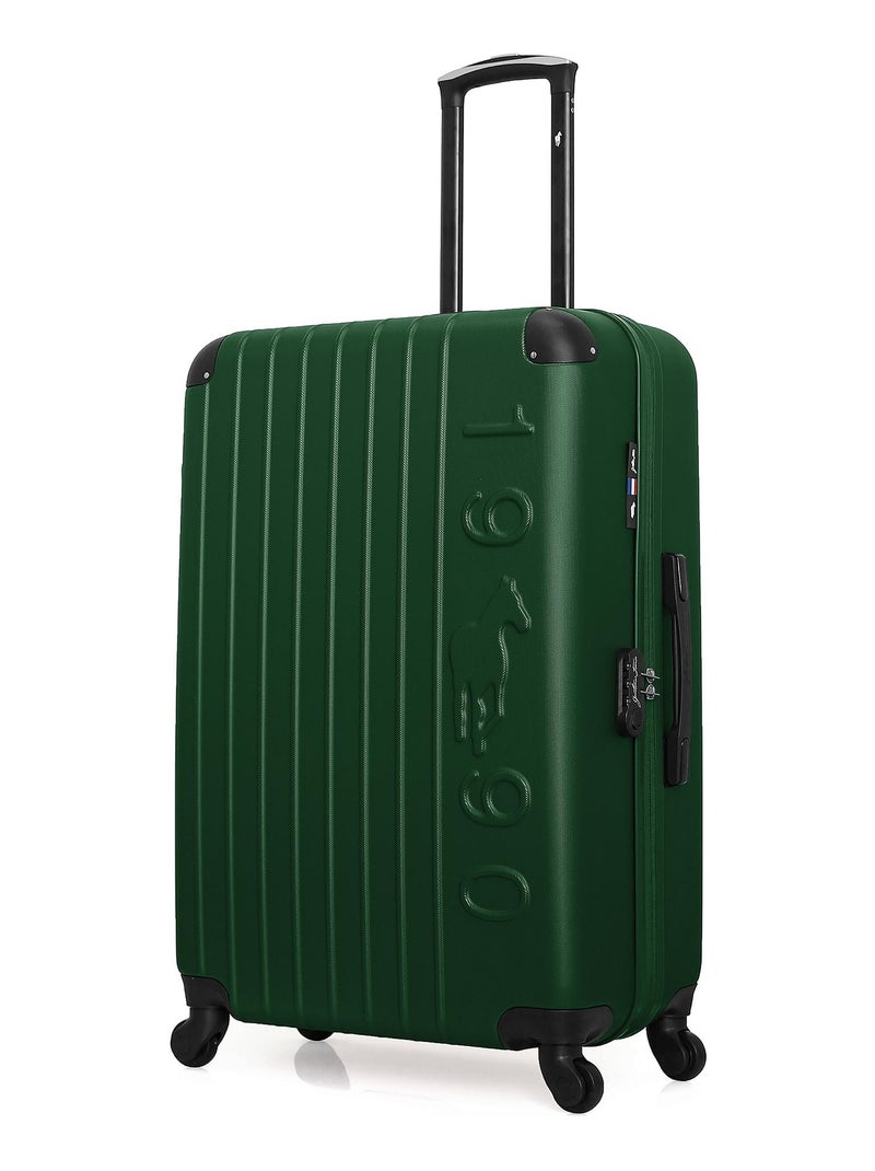 GENTLEMAN FARMER - Valise Grand Format ABS PORTER 4 Roues 75 cm Vert foncé - Kiabi